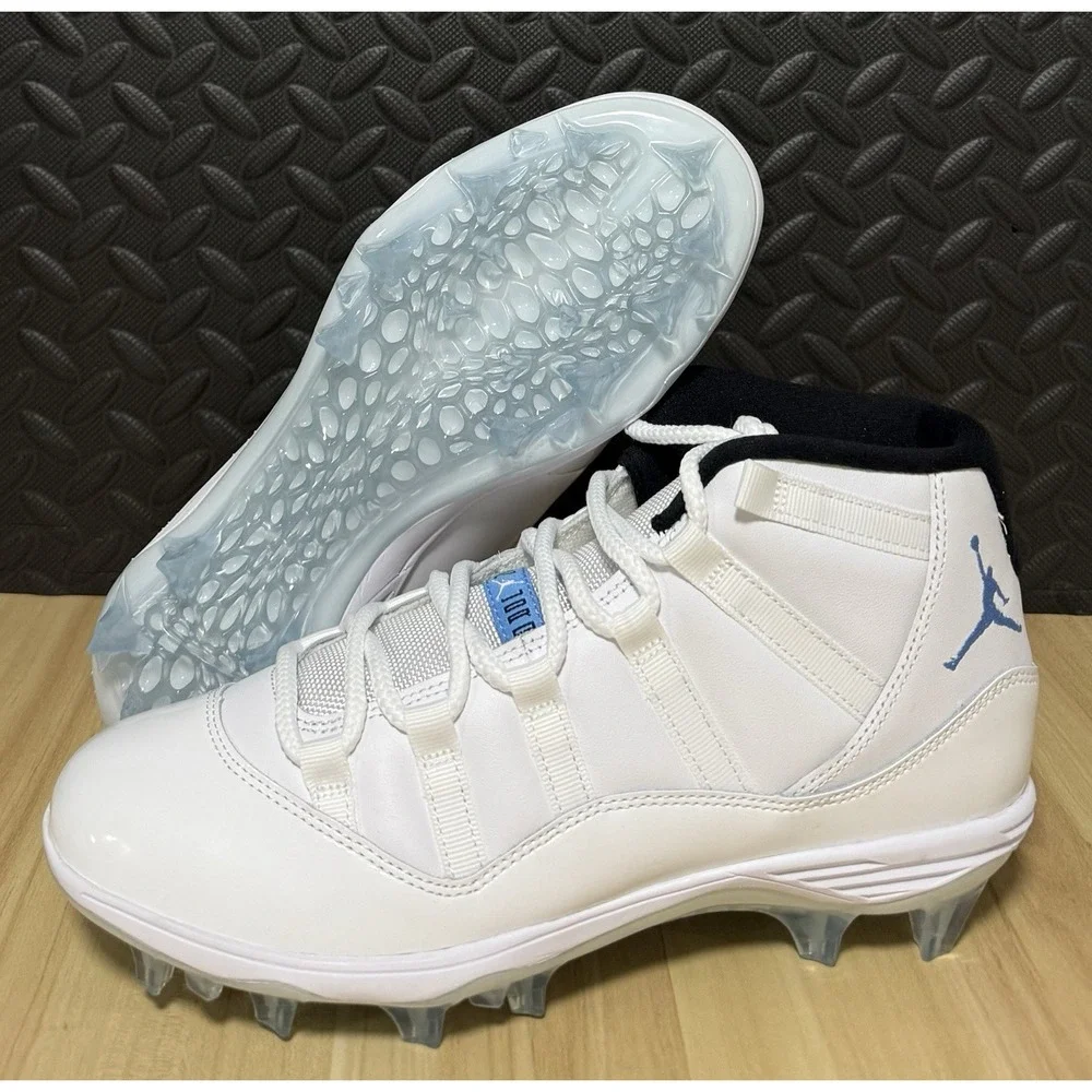 Nike Air Jordan 11 Retro TD Columbia White Legend Blue HM7324-104 Mens Size 9.5